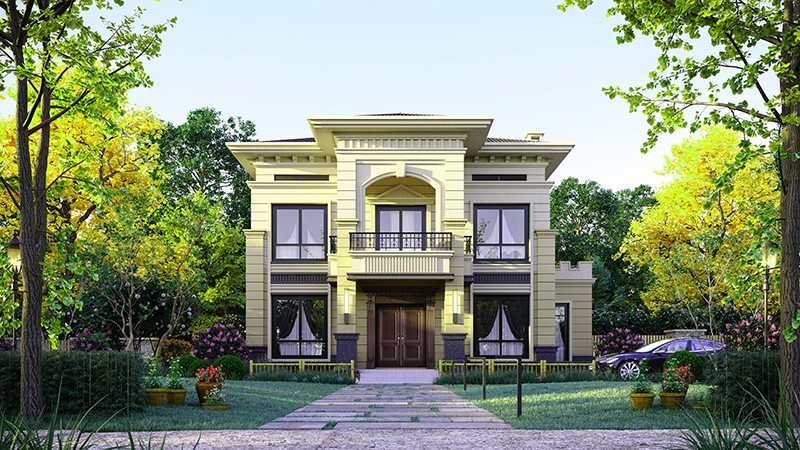 松原中式合院住宅，开放庭院与邻里乡亲更亲近